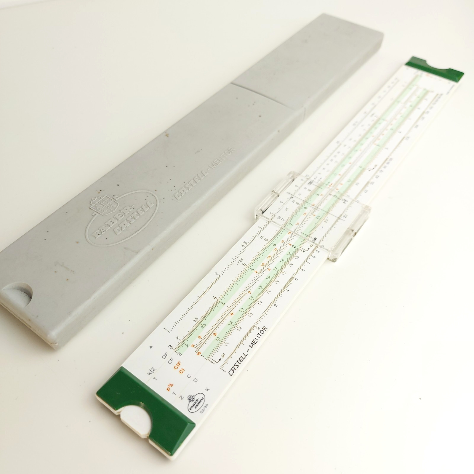 Faber Castell 52/80 MENTOR slide rule Made in Germany