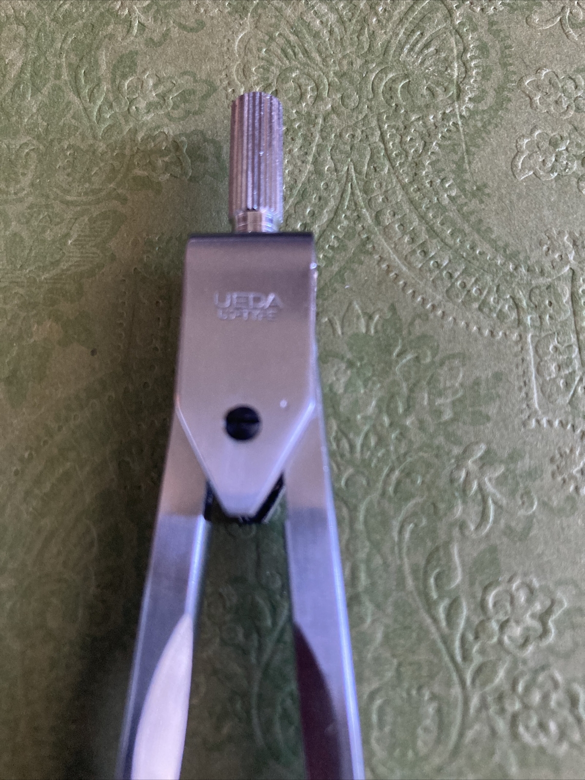 UEDA Silver Drafting Tool Compass Engineering Instrument 6”