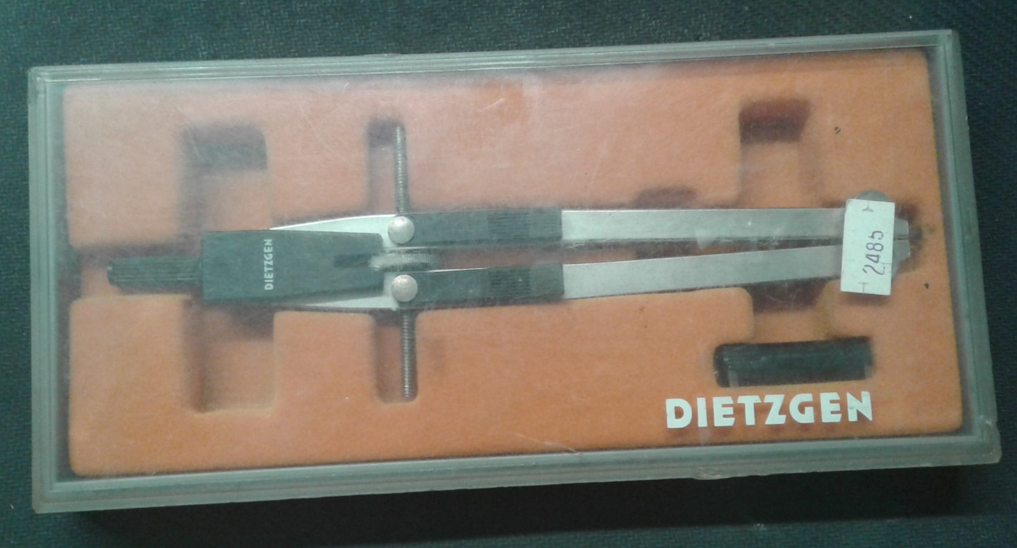 VINTAGE DIETZGEN Compass DRAFTING TOOL Germany