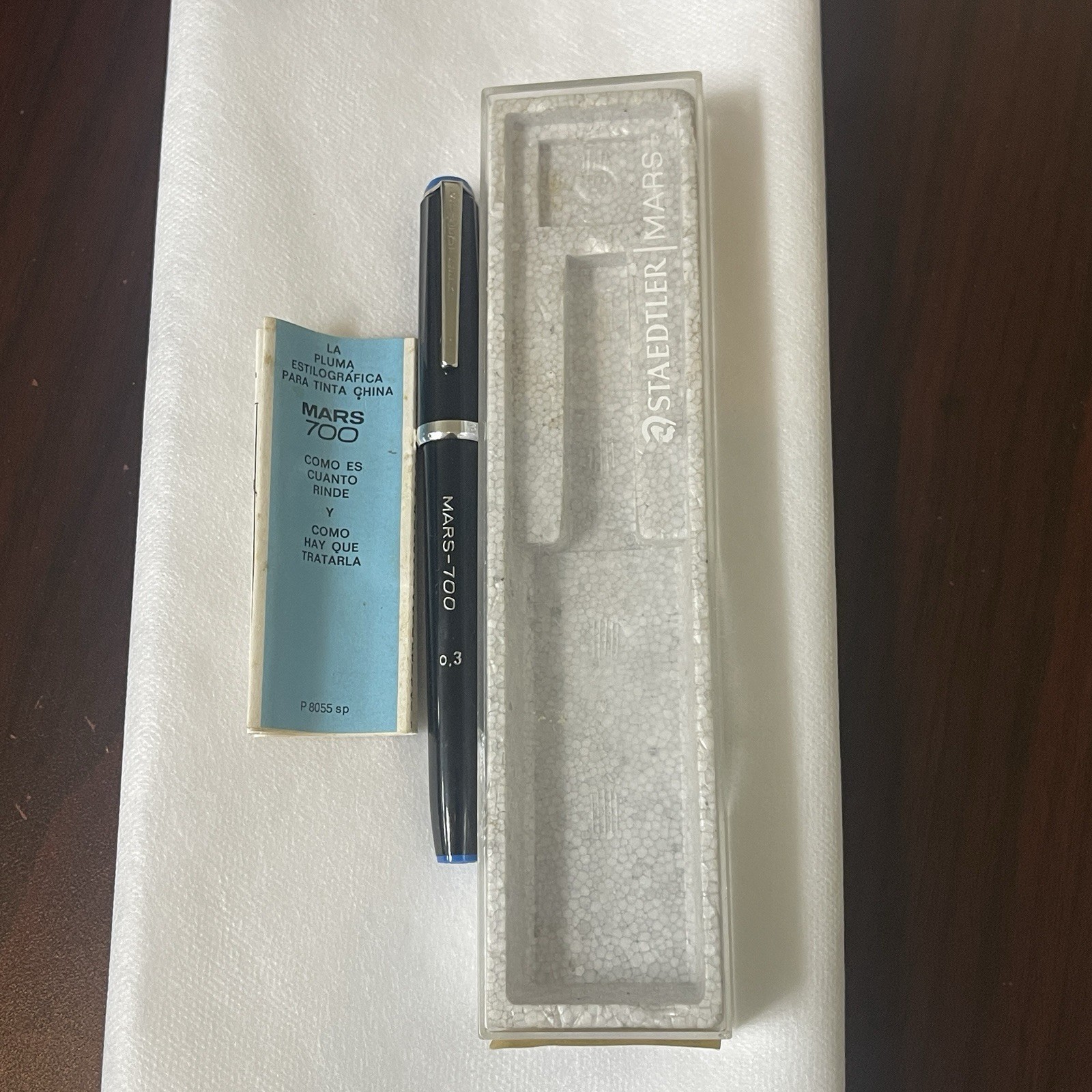 Vintage Staedtler Mars 700 Technical Pen 0.3mm Cleaned,Crisp-Rattle Germany Case