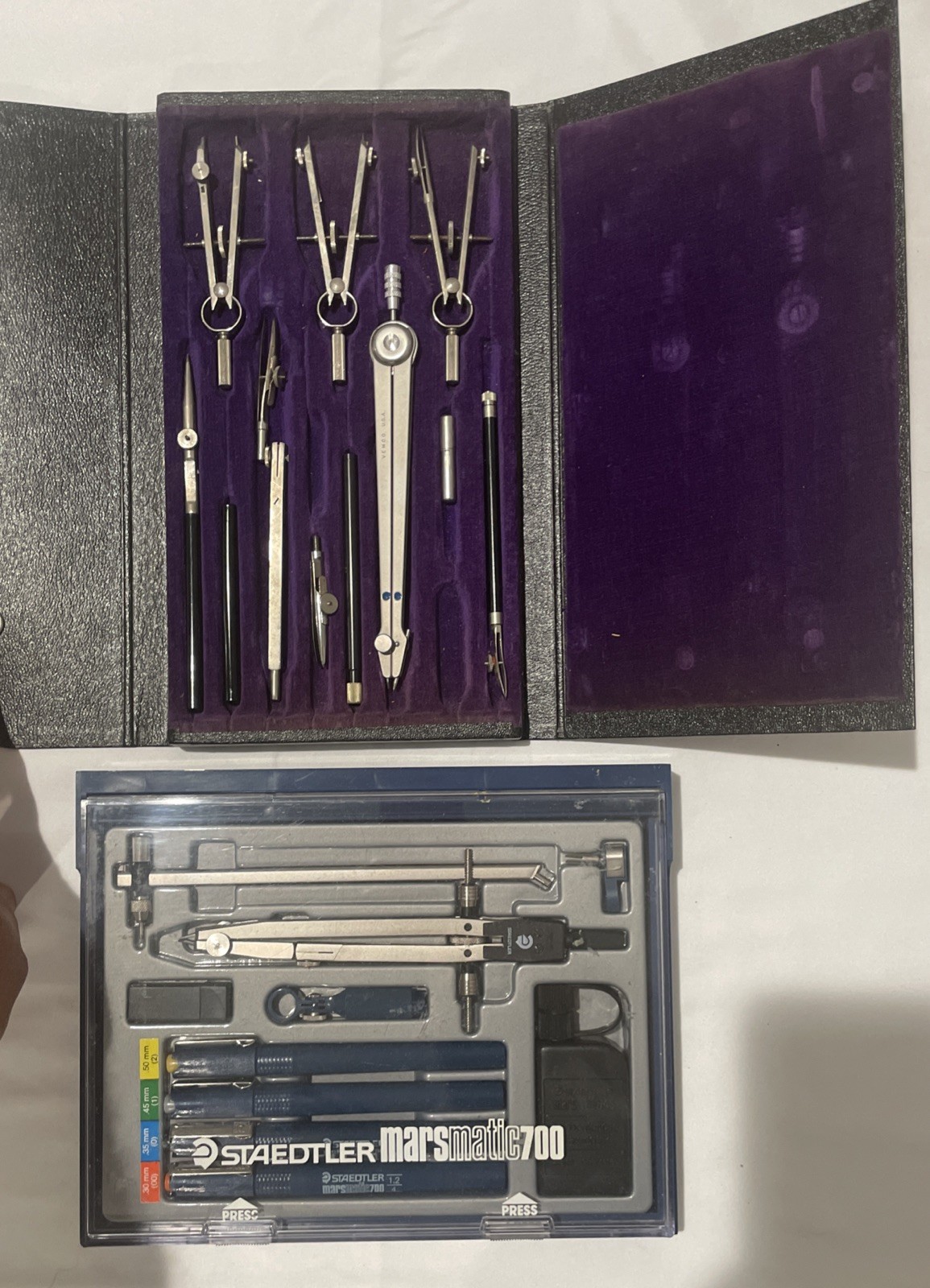 Staedtler Dietzgen Drafting Sets With Pens Vemco Blue Dot