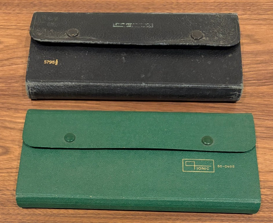 2 DIFF Vintage Drafting Sets Keuffel & Esser Minus A + Iconic Made in Germany
